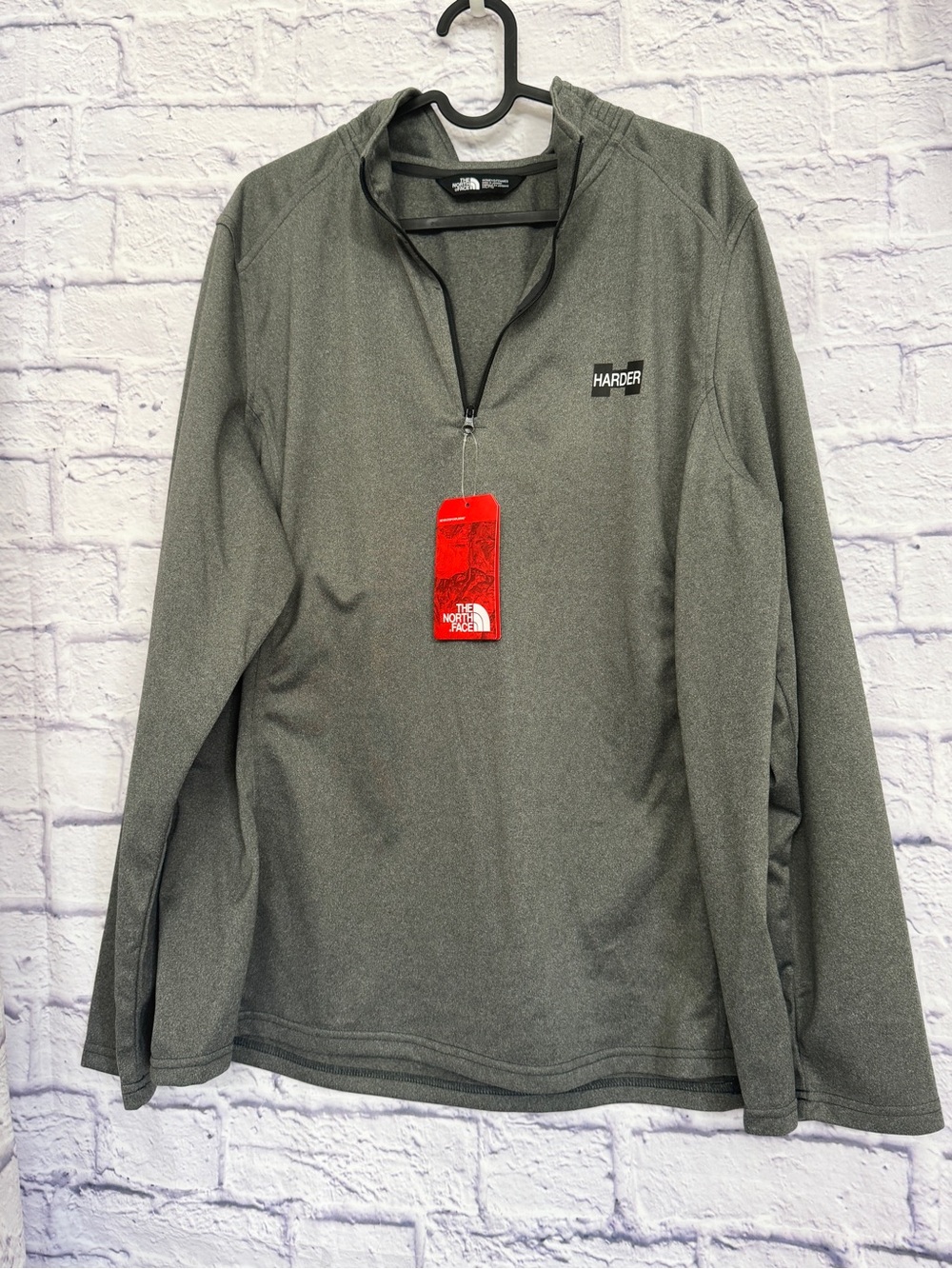 The North Face Grey Quarter-Zip Pullover